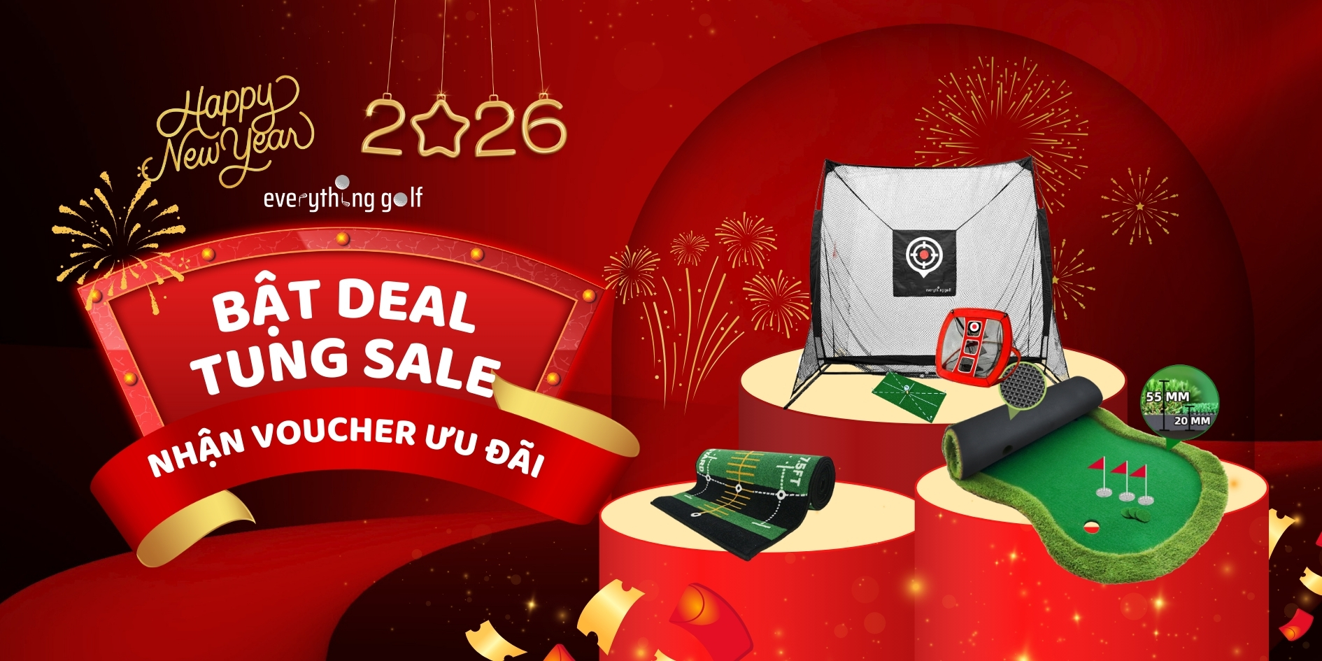 Banner khuyến mãi năm mới 2026