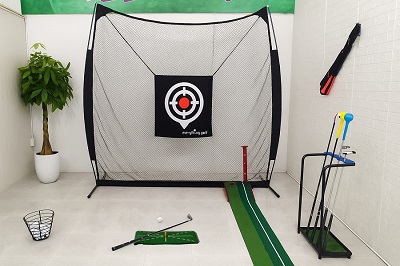 Combo thảm và lưới tập swing trong nhà, ngoài trời