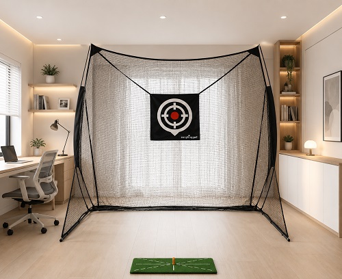 Combo lưới tập golf và thảm phát kèm tee tập luyện golf tại nhà