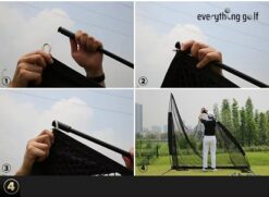 Hướng dẫn lắp đặt lưới tập Swing Golf tại nhà 4