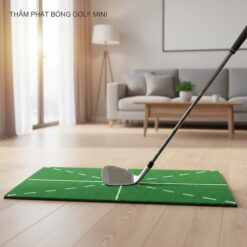 Thảm tập đánh Golf Tại nhà Mini 30x60cm
