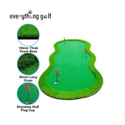 Thảm cỏ tập Golf tại nhà có 3 hố